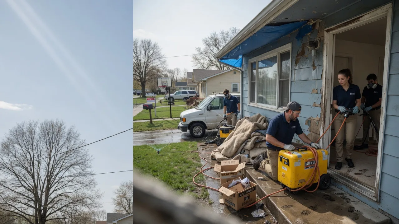 Basement Flood Cleanup in Wellston, OK near me